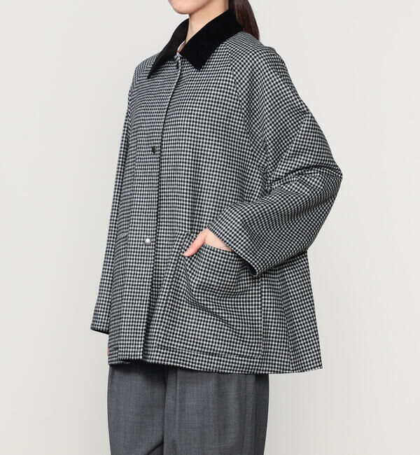  「TICCA | 〈別注〉 リバーシブル ショートコート WOMEN」|ステンカラーコート|