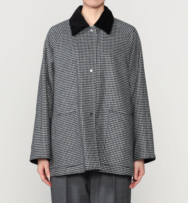  「TICCA | 〈別注〉 リバーシブル ショートコート WOMEN」|ステンカラーコート|