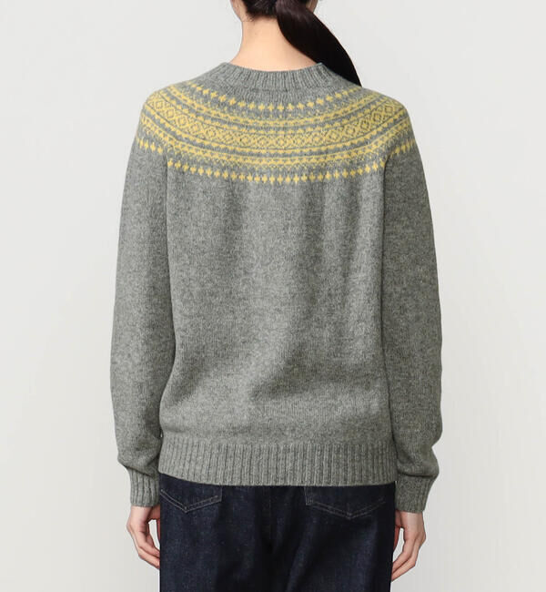 Morris & Sons「MORRIS & SONS | ジーロンラム チャンキーノルディックセーター WOMEN」|ニット・セーター|