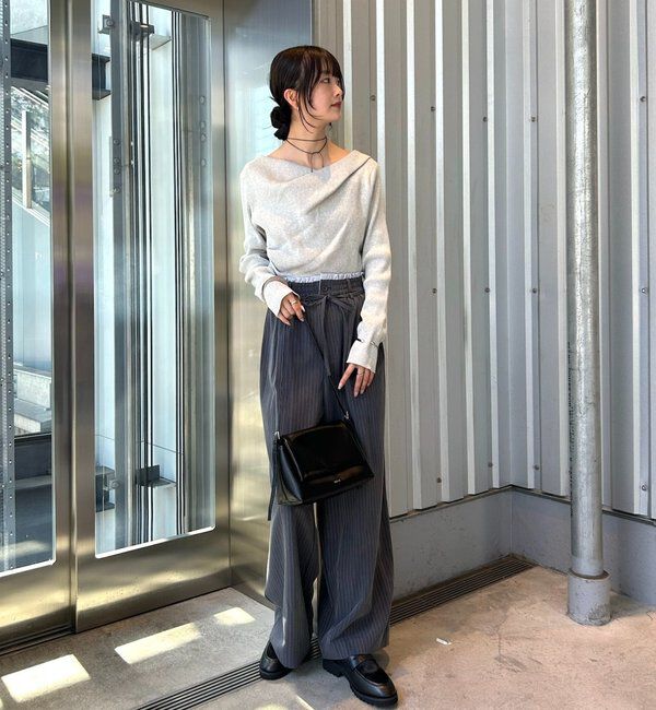  「26AWオフショルリブニット」|ニット・セーター|