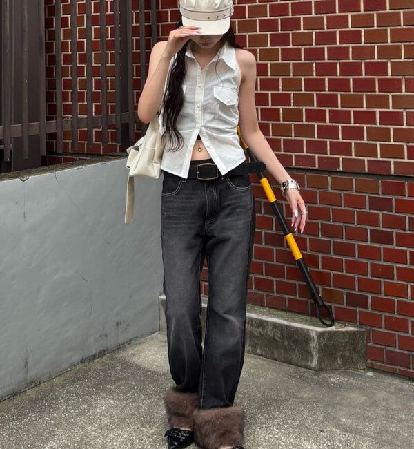  「【26AW LOOK掲載品番】2wayラギッドファーデニム」|デニム|