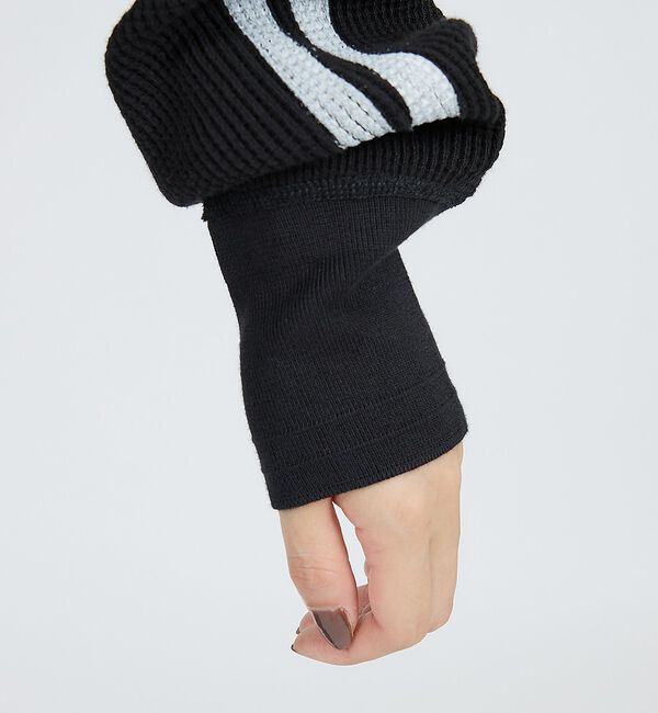 ABAHOUSE「【Healthknit / ヘルスニット】サーマルニット ワッフル ボーンズプリ」|スウェット・ジャージ|