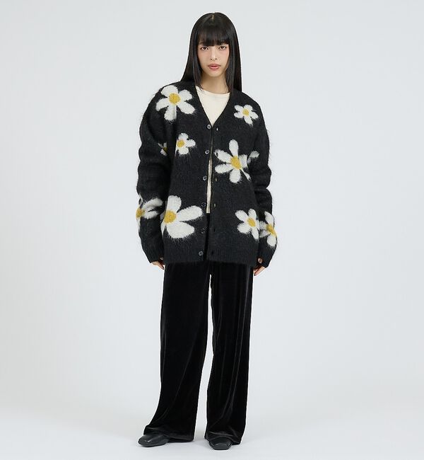 ABAHOUSE「【TOWNCRAFT/タウンクラフト】MOHAIR SHAGGY JACQUAR」|カーディガン|