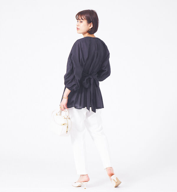 Rouge vif「コーマローンワッシャーブラウス」|シャツ・ブラウス|