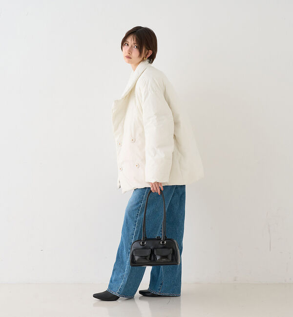 Rouge vif「【一部店舗限定】コクーンミドルダウンジャケット / コート」|ダウン|