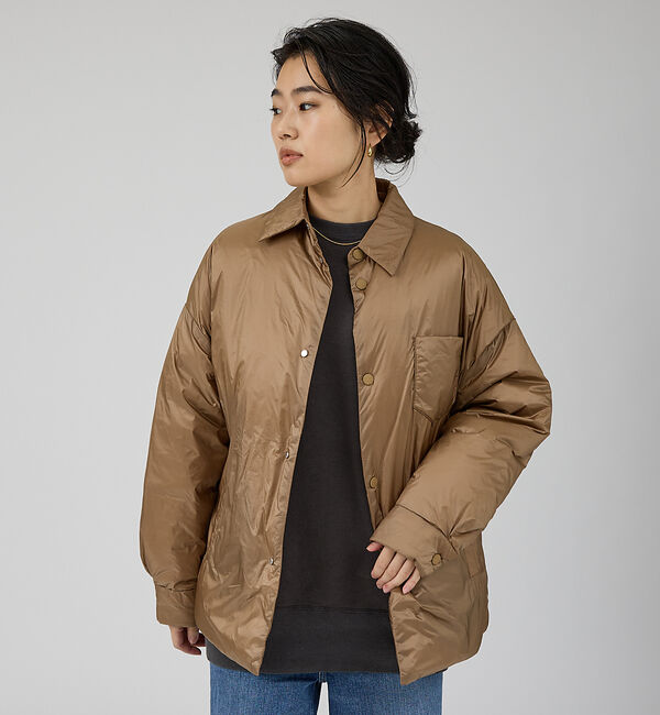 Rouge vif「【upper hights/アッパーハイツ】GENEVE ダウンシャツブルゾン」|ダウン|