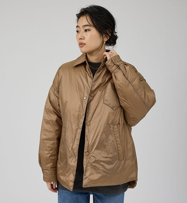 Rouge vif「【upper hights/アッパーハイツ】GENEVE ダウンシャツブルゾン」|ダウン|