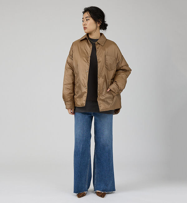 Rouge vif「【upper hights/アッパーハイツ】GENEVE ダウンシャツブルゾン」|ダウン|