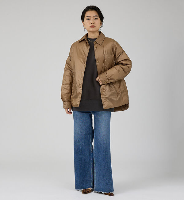 Rouge vif「【upper hights/アッパーハイツ】GENEVE ダウンシャツブルゾン」|ダウン|