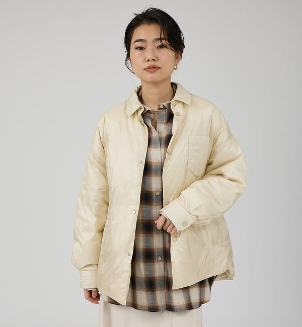 Rouge vif「【upper hights/アッパーハイツ】GENEVE ダウンシャツブルゾン」|ダウン|