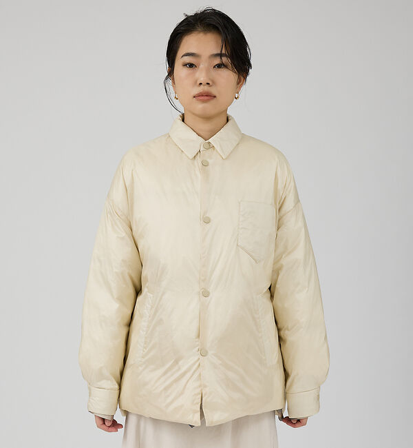Rouge vif「【upper hights/アッパーハイツ】GENEVE ダウンシャツブルゾン」|ダウン|