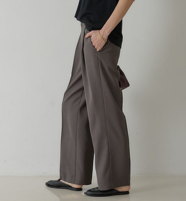 qualite「タックストレートパンツ」|その他|