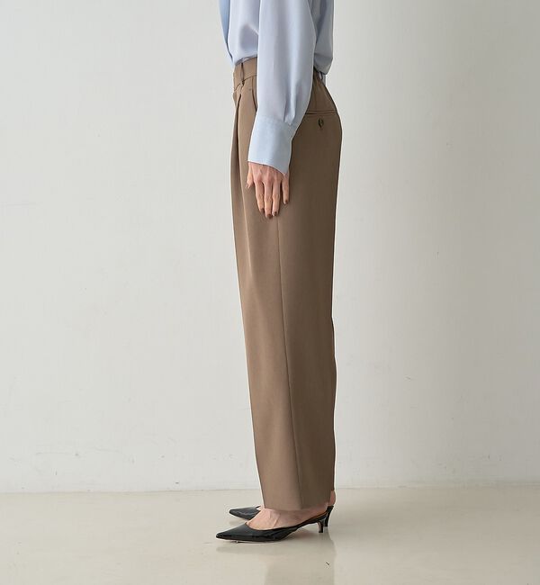 qualite「タックストレートパンツ」|その他|