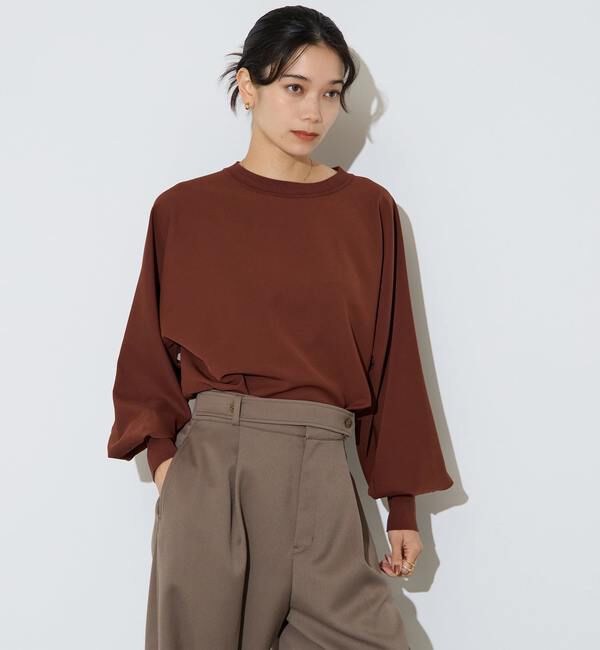 Liesse「【定番】布帛コンビニットトップス」|ニット・セーター|