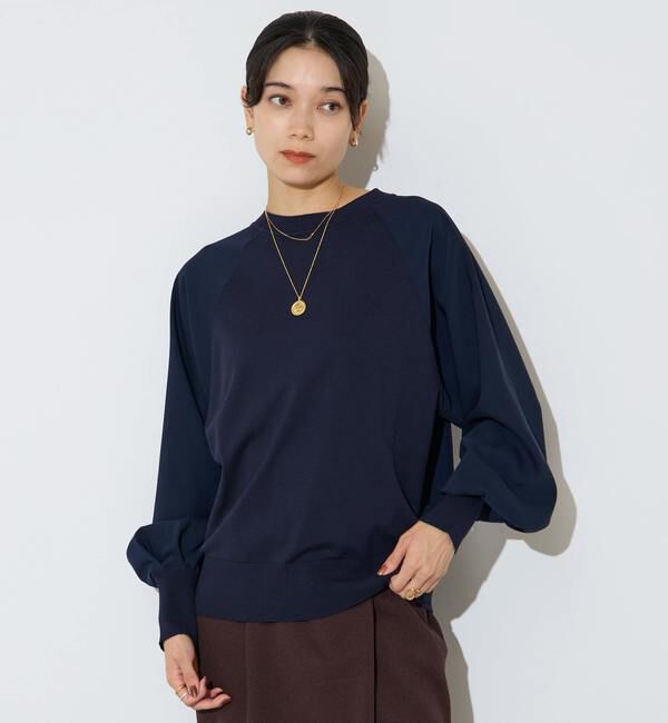 Liesse「【定番】布帛コンビニットトップス」|ニット・セーター|