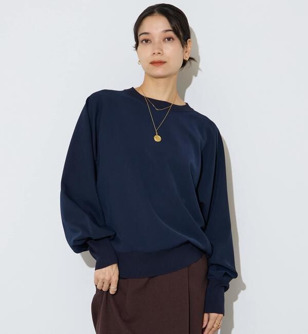 Liesse「【定番】布帛コンビニットトップス」|ニット・セーター|