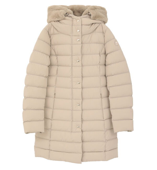 Liesse「【CAPE HORN/ケープホーン】ダウンジャケット（D2572 SANTACRUZ ECO FUR）」|ダウン|ベージュ