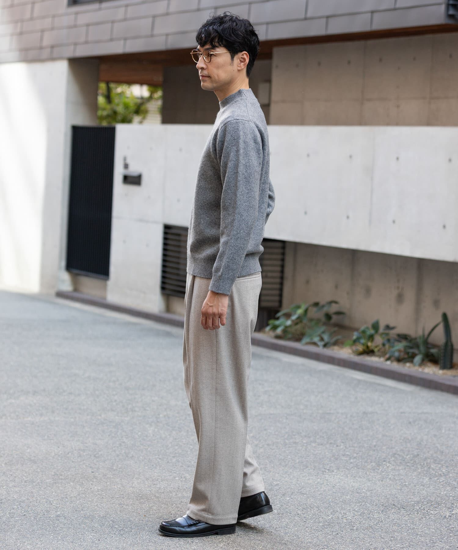 URBAN RESEARCH ROSSO「エアリーモックネックニット」|ニット・セーター|
