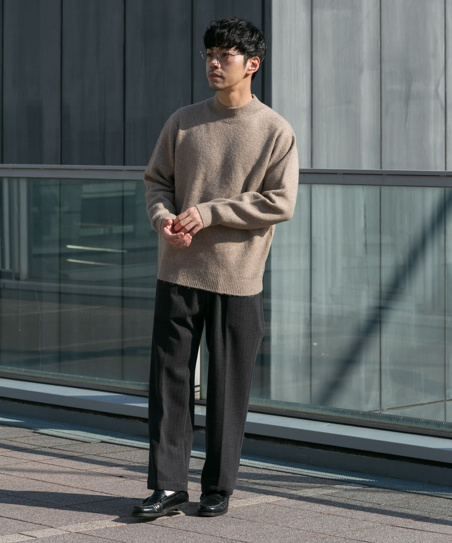 URBAN RESEARCH ROSSO「エアリーモックネックニット」|ニット・セーター|