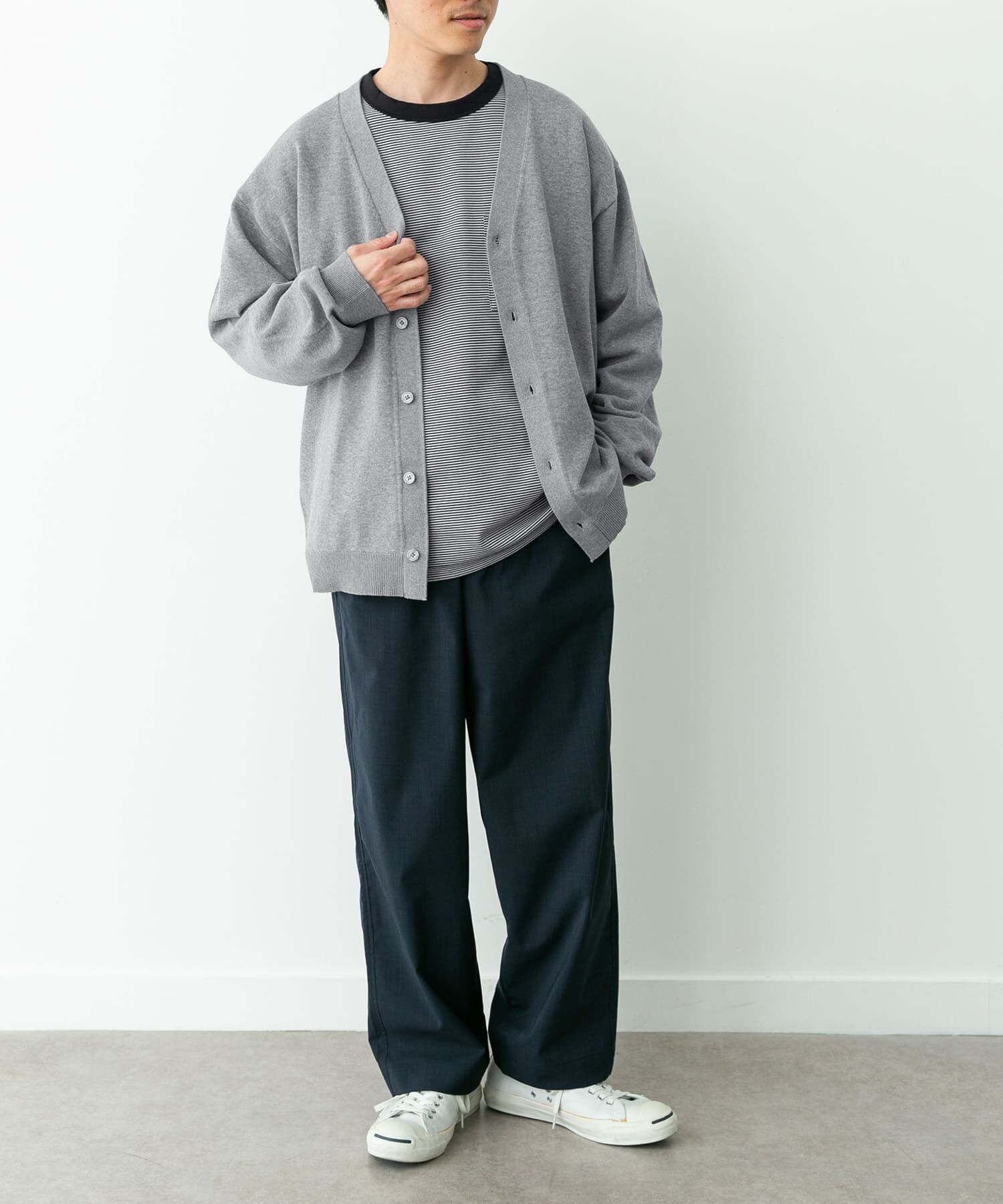 Sonny Label 「強撚コットンニットカーディガン」|カーディガン|