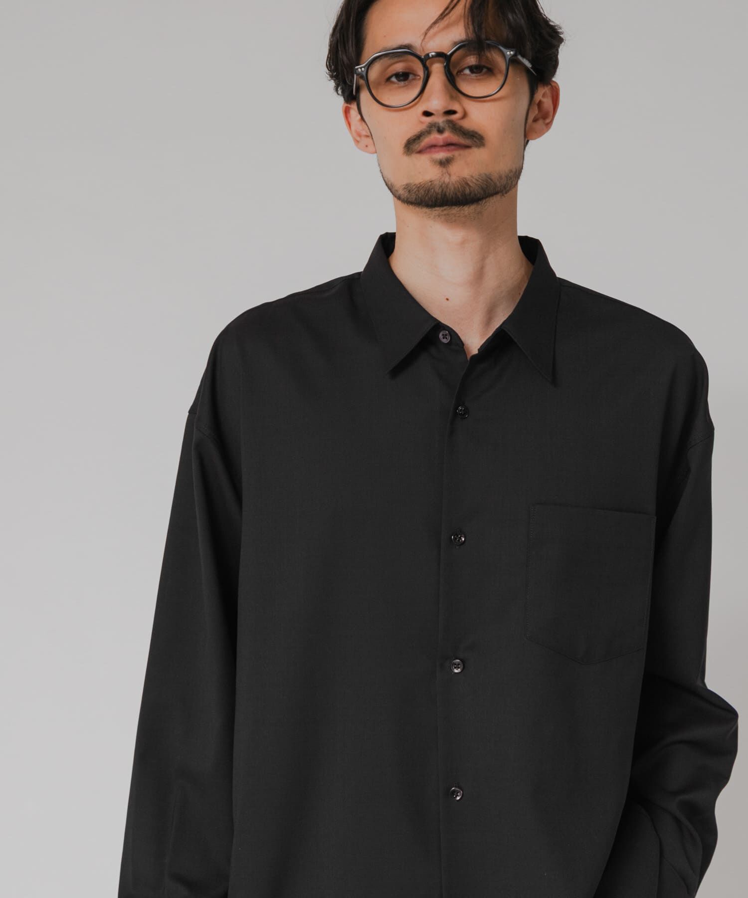 URBAN RESEARCH「『洗濯可/防シワ/接触冷感』WASHABLE WOOL OVER SHIRTS」|シャツ・ブラウス|