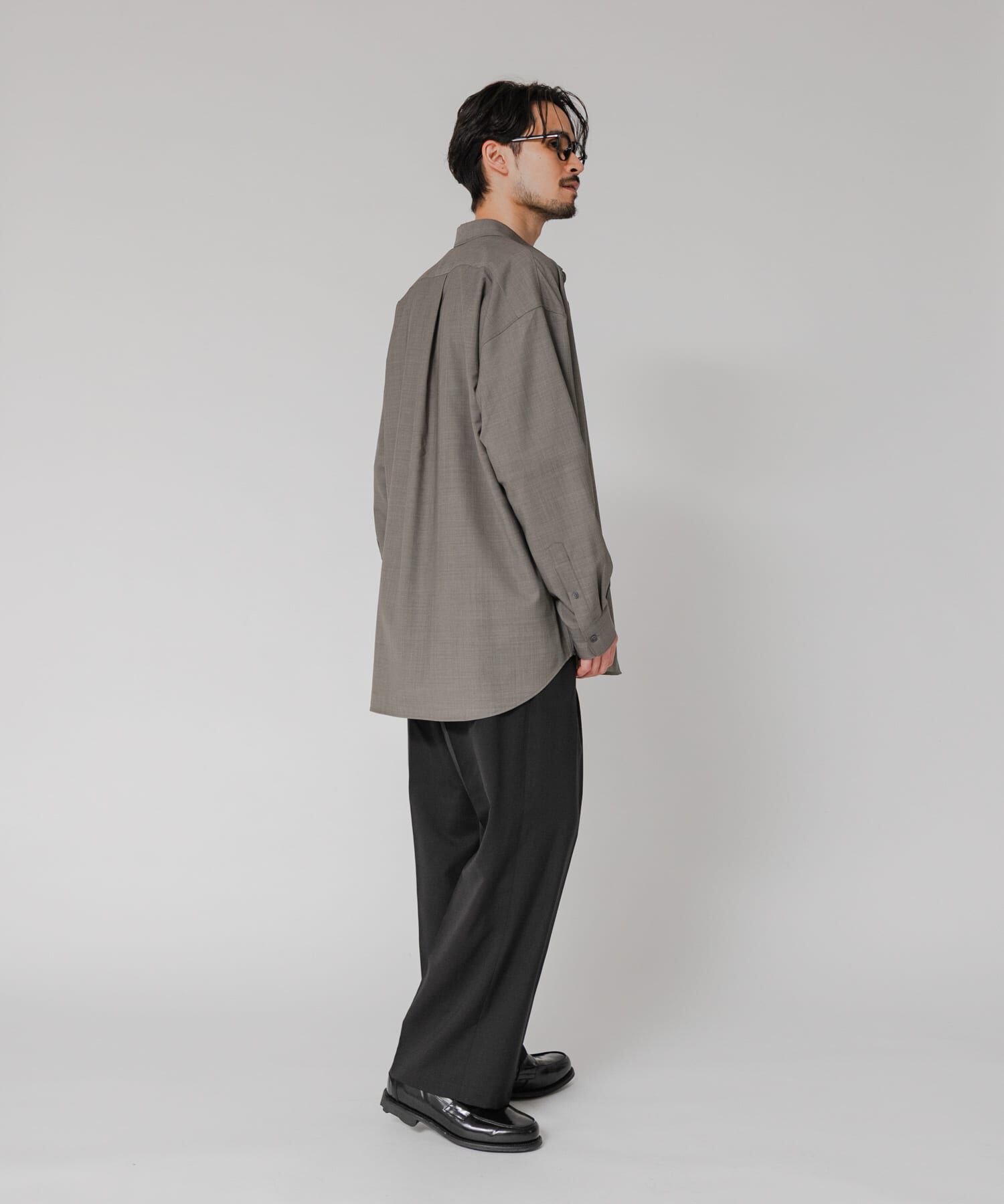 URBAN RESEARCH「『洗濯可/防シワ/接触冷感』WASHABLE WOOL OVER SHIRTS」|シャツ・ブラウス|