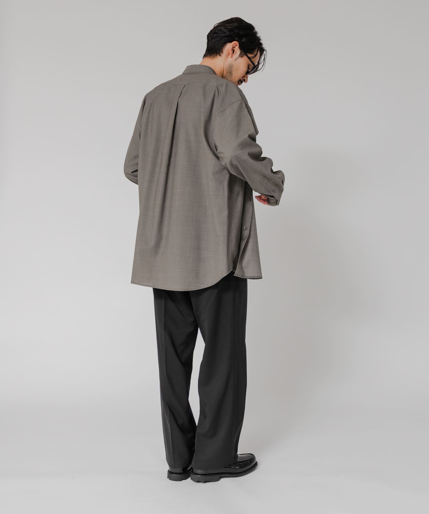 URBAN RESEARCH「『洗濯可/防シワ/接触冷感』WASHABLE WOOL OVER SHIRTS」|シャツ・ブラウス|