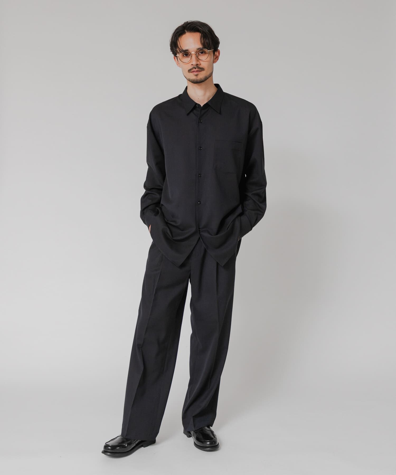 URBAN RESEARCH「『洗濯可/防シワ/接触冷感』WASHABLE WOOL OVER SHIRTS」|シャツ・ブラウス|