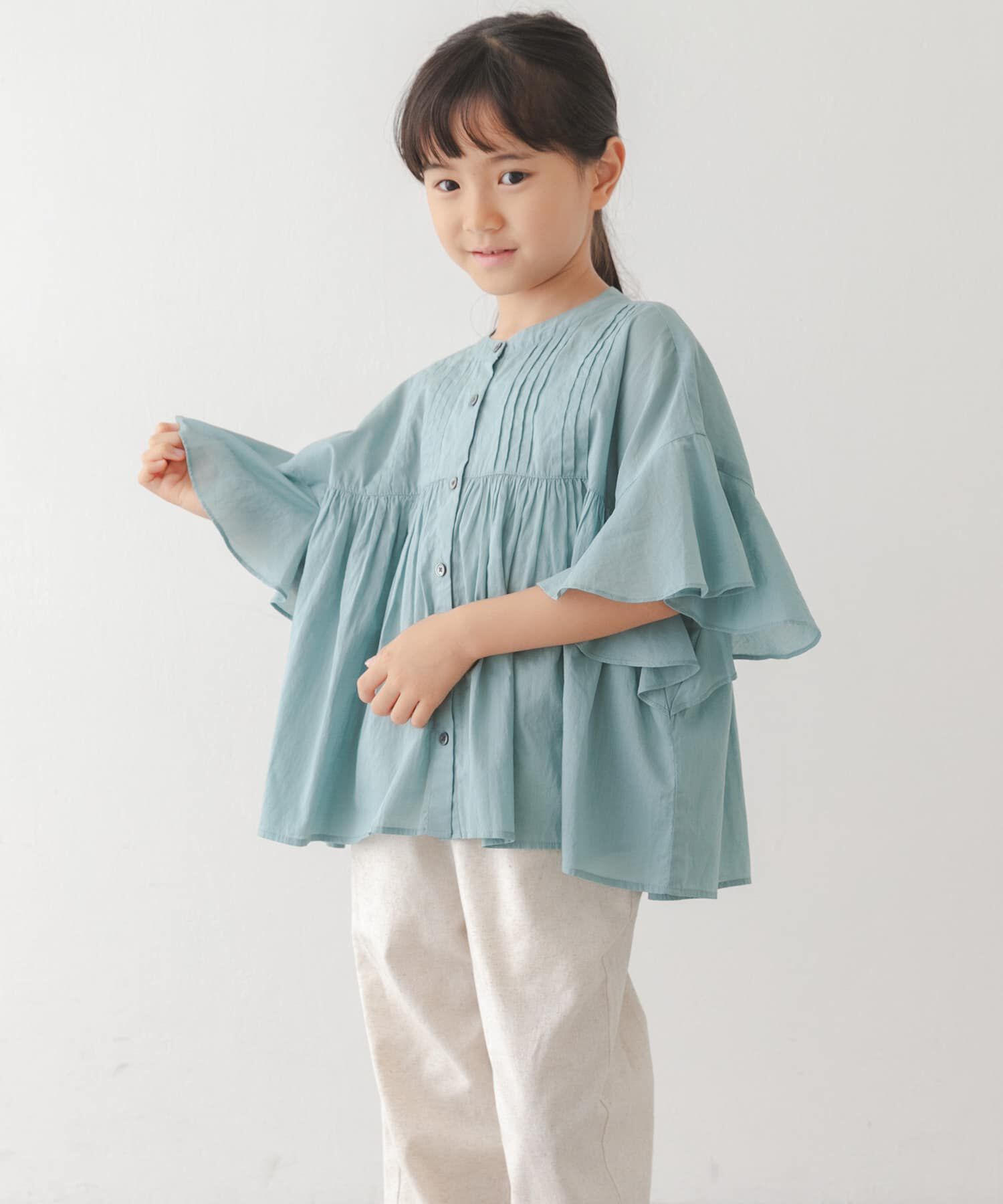 URBAN RESEARCH DOORS「『親子リンク』コットンボイルピンタックブラウス(KIDS)」|その他|