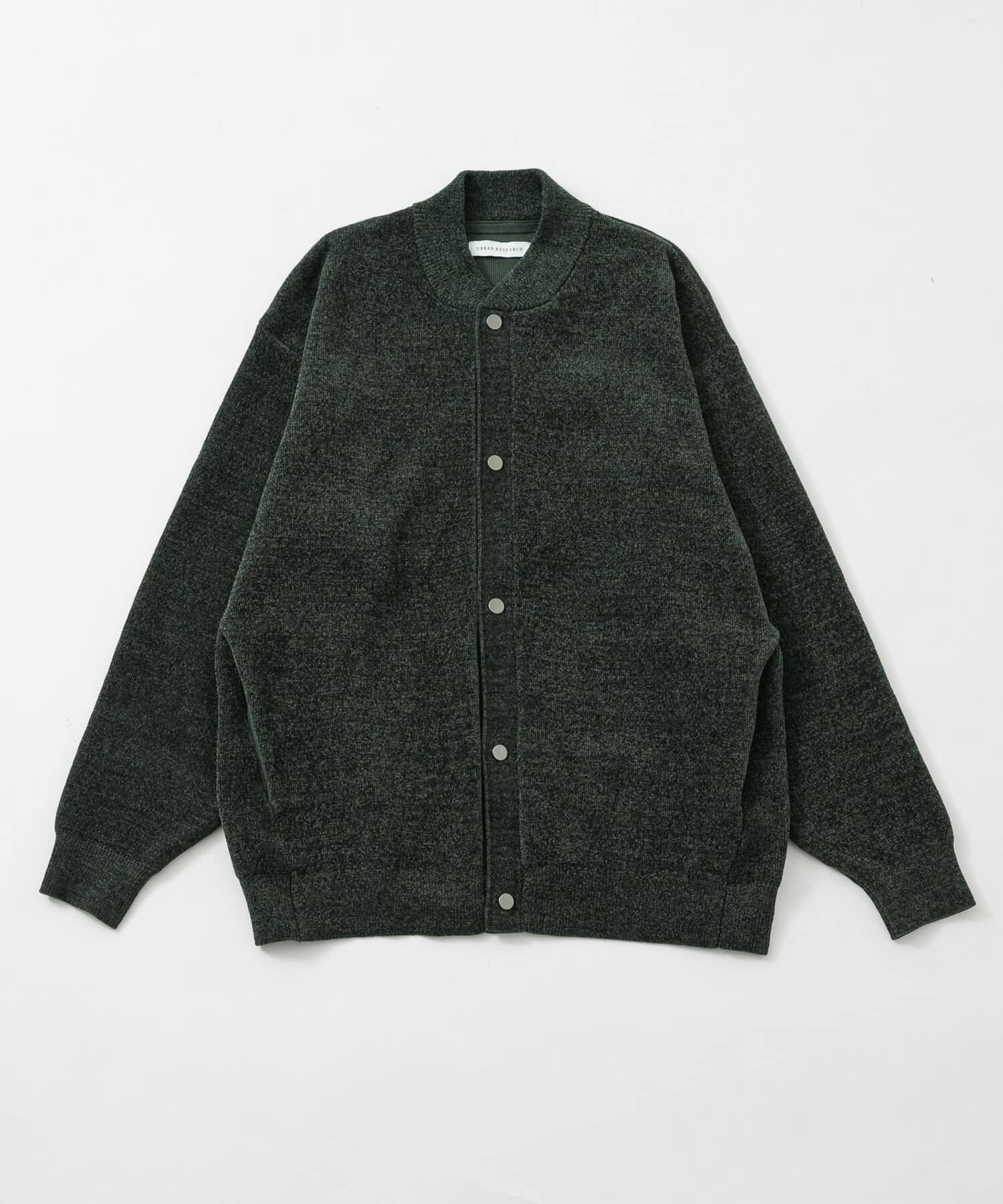 URBAN RESEARCH「SOFT TOUCH MOLE CARDIGAN」|カーディガン|グリーン
