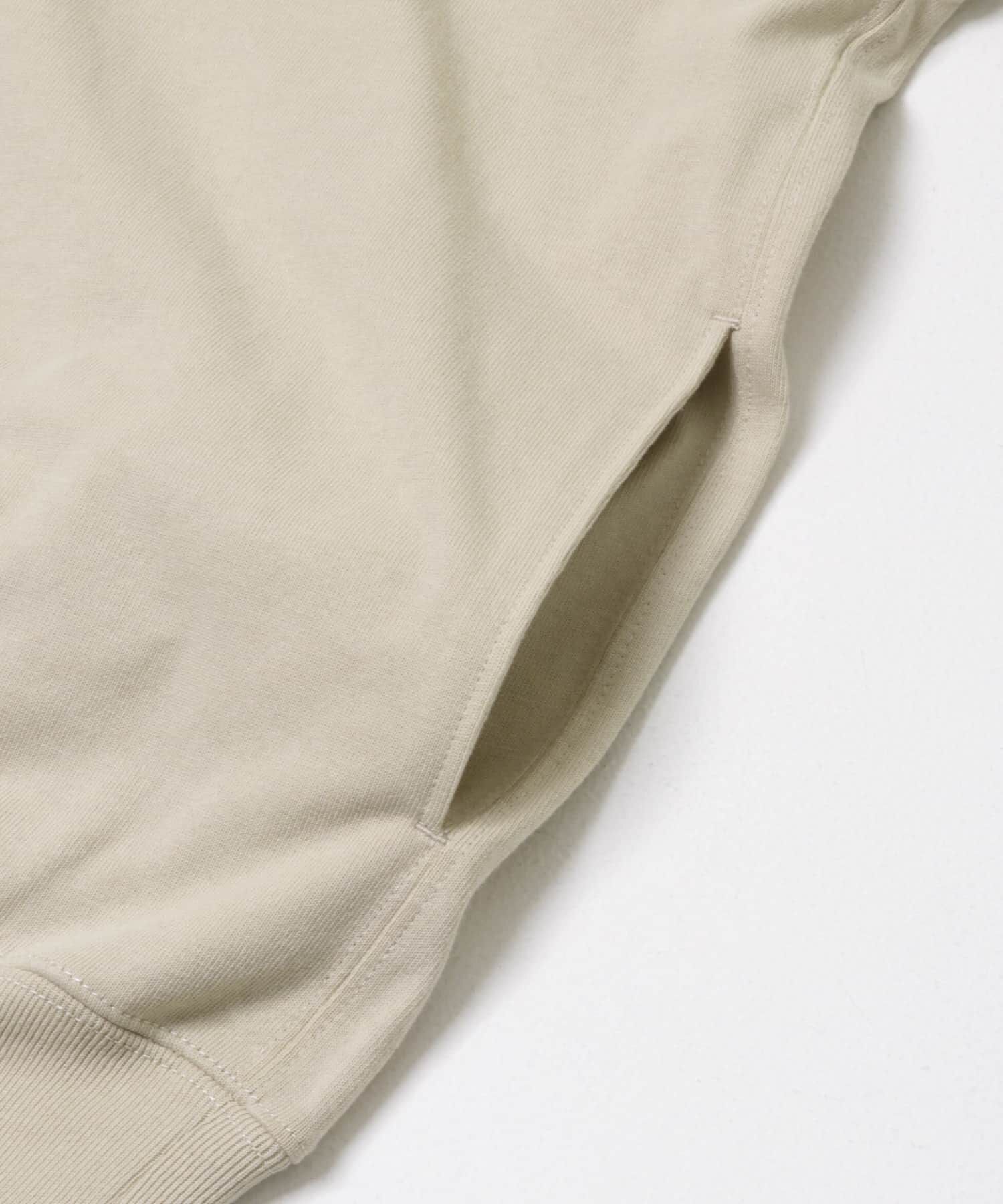 URBAN RESEARCH DOORS「DANTON　SWEAT ZIP BLOUSON」|ノーカラーコート|