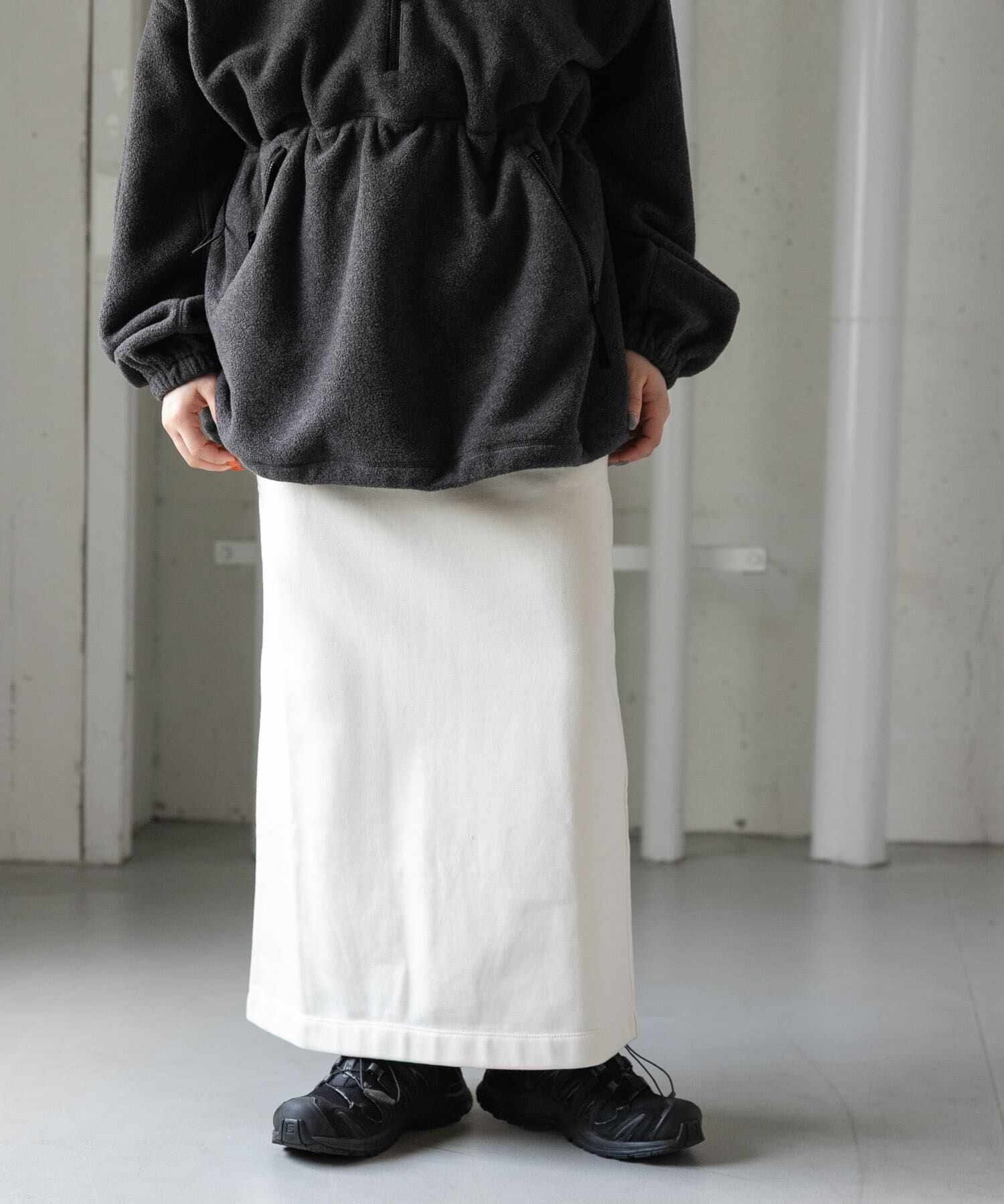 URBAN RESEARCH DOORS「FORK&SPOON　コンビウエストストレートスカート」|スカート|