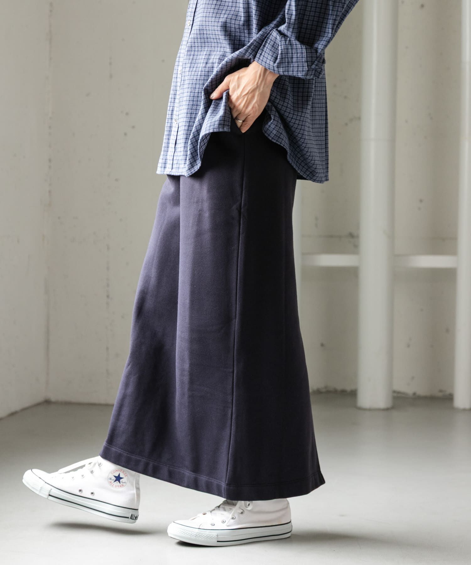 URBAN RESEARCH DOORS「FORK&SPOON　コンビウエストストレートスカート」|スカート|