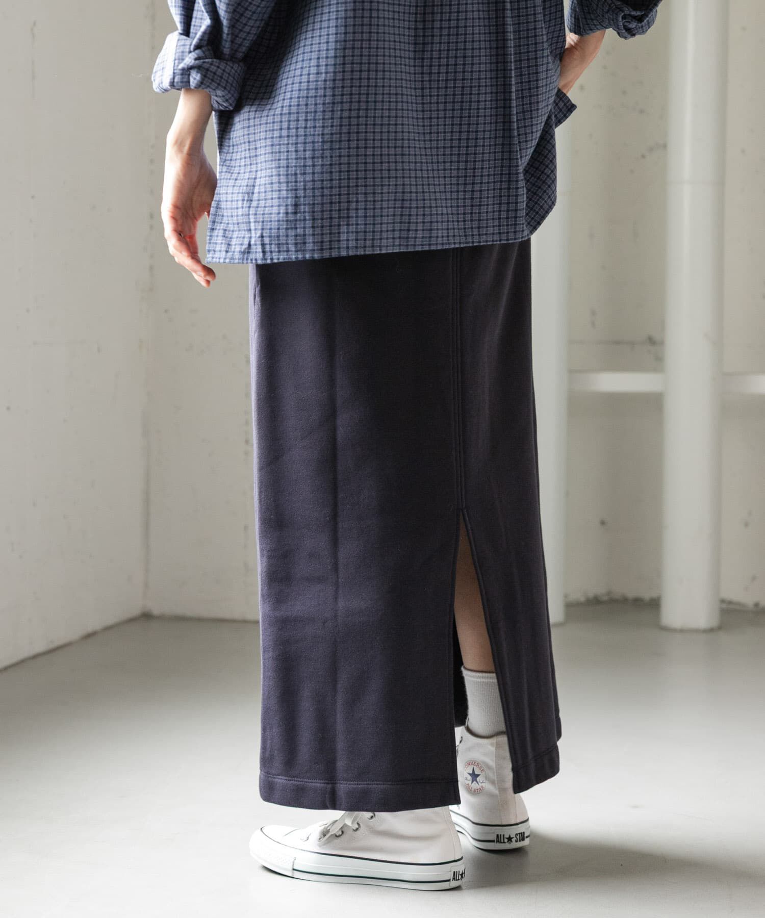 URBAN RESEARCH DOORS「FORK&SPOON　コンビウエストストレートスカート」|スカート|