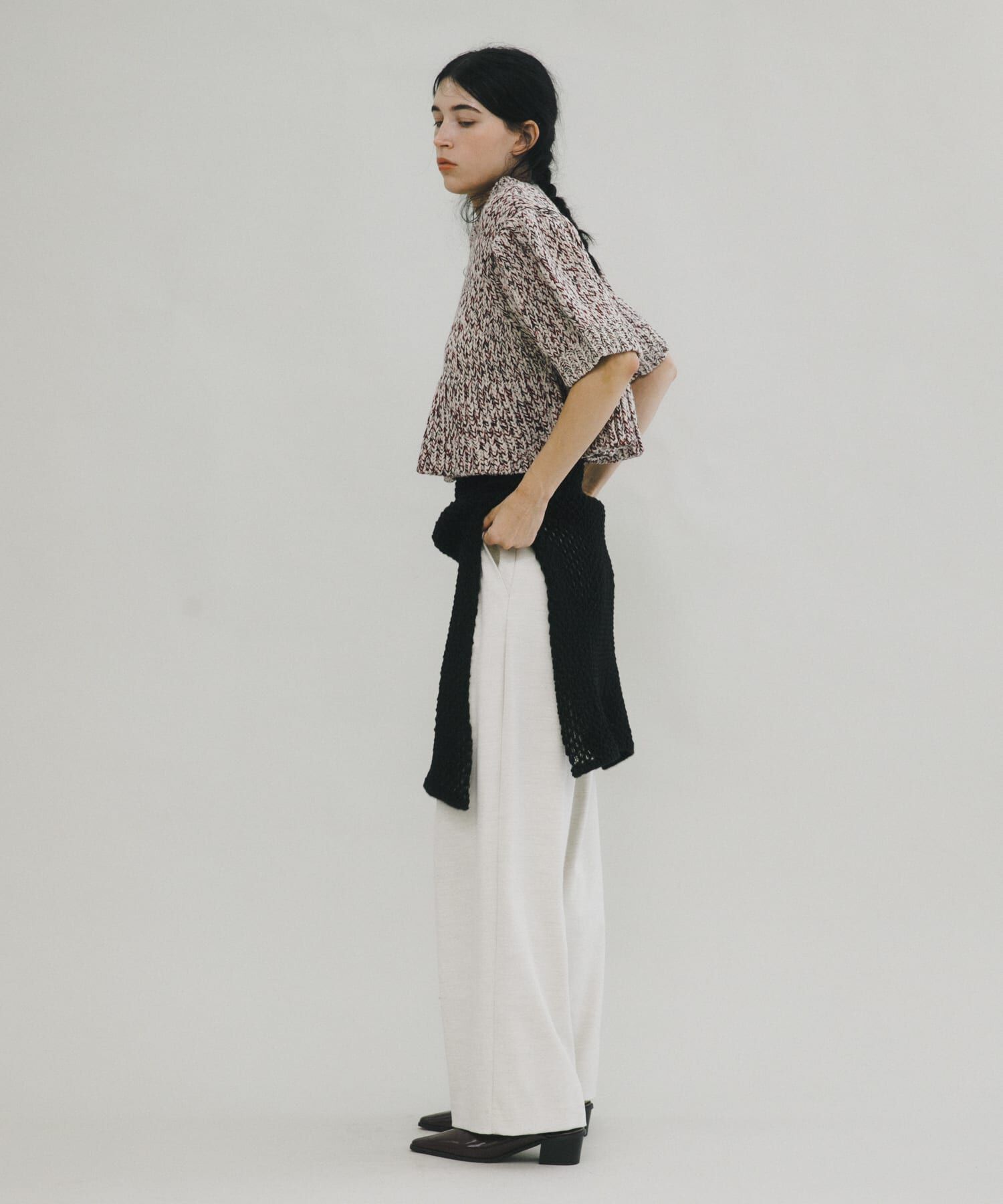 LAATO「mix yarn frill knit」|ニット・セーター|