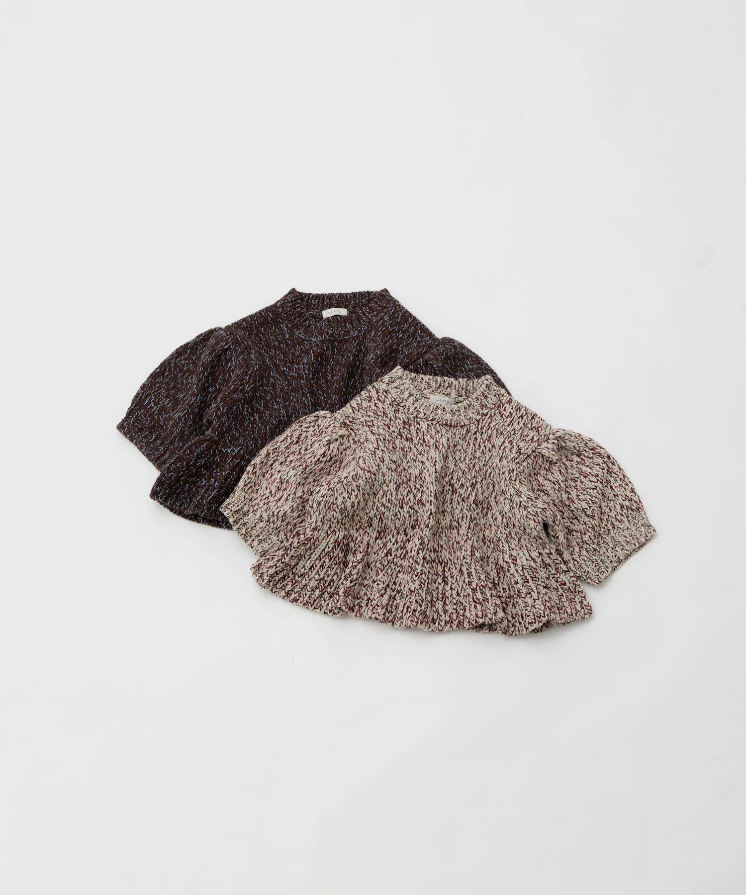 LAATO「mix yarn frill knit」|ニット・セーター|