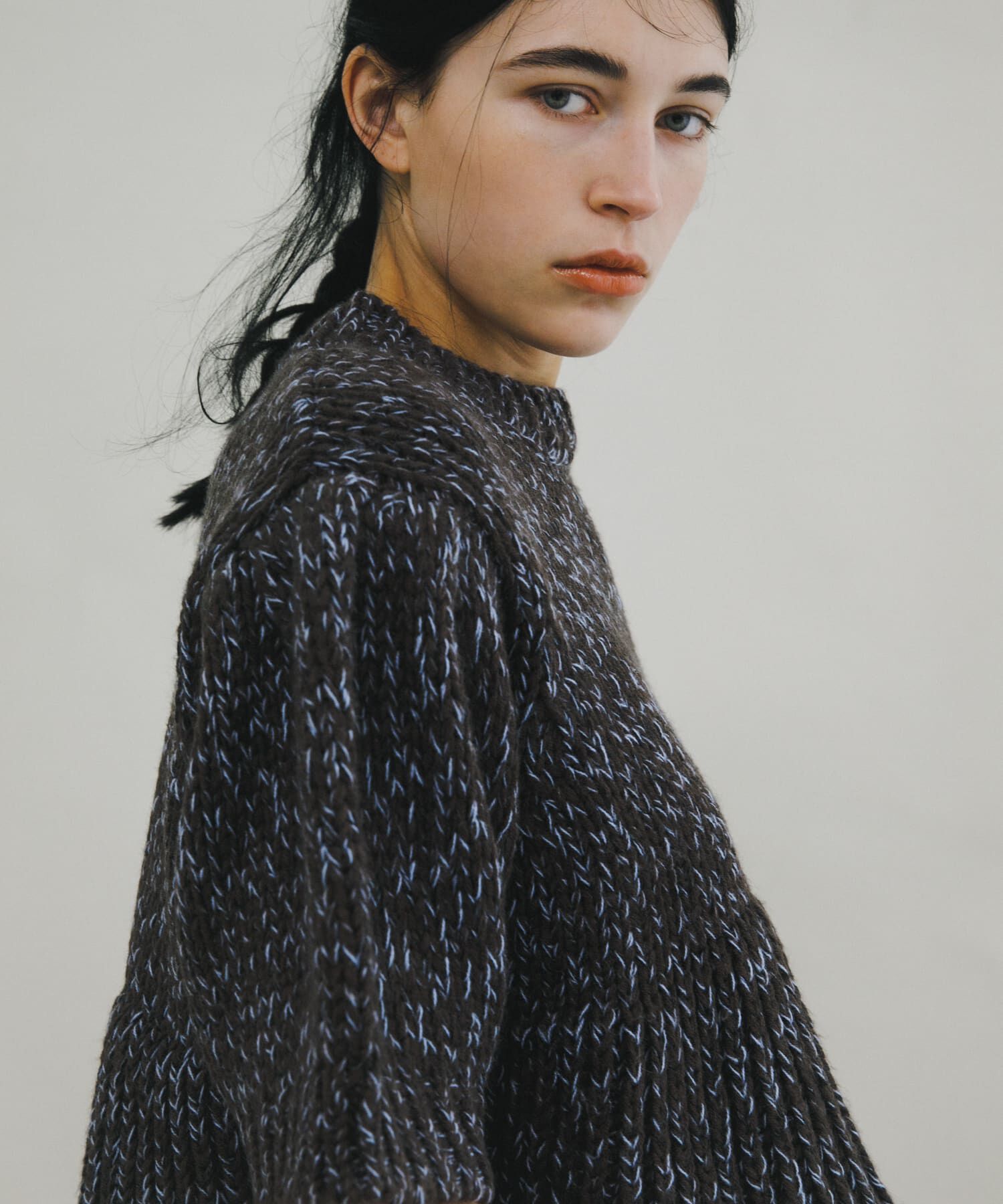 LAATO「mix yarn frill knit」|ニット・セーター|