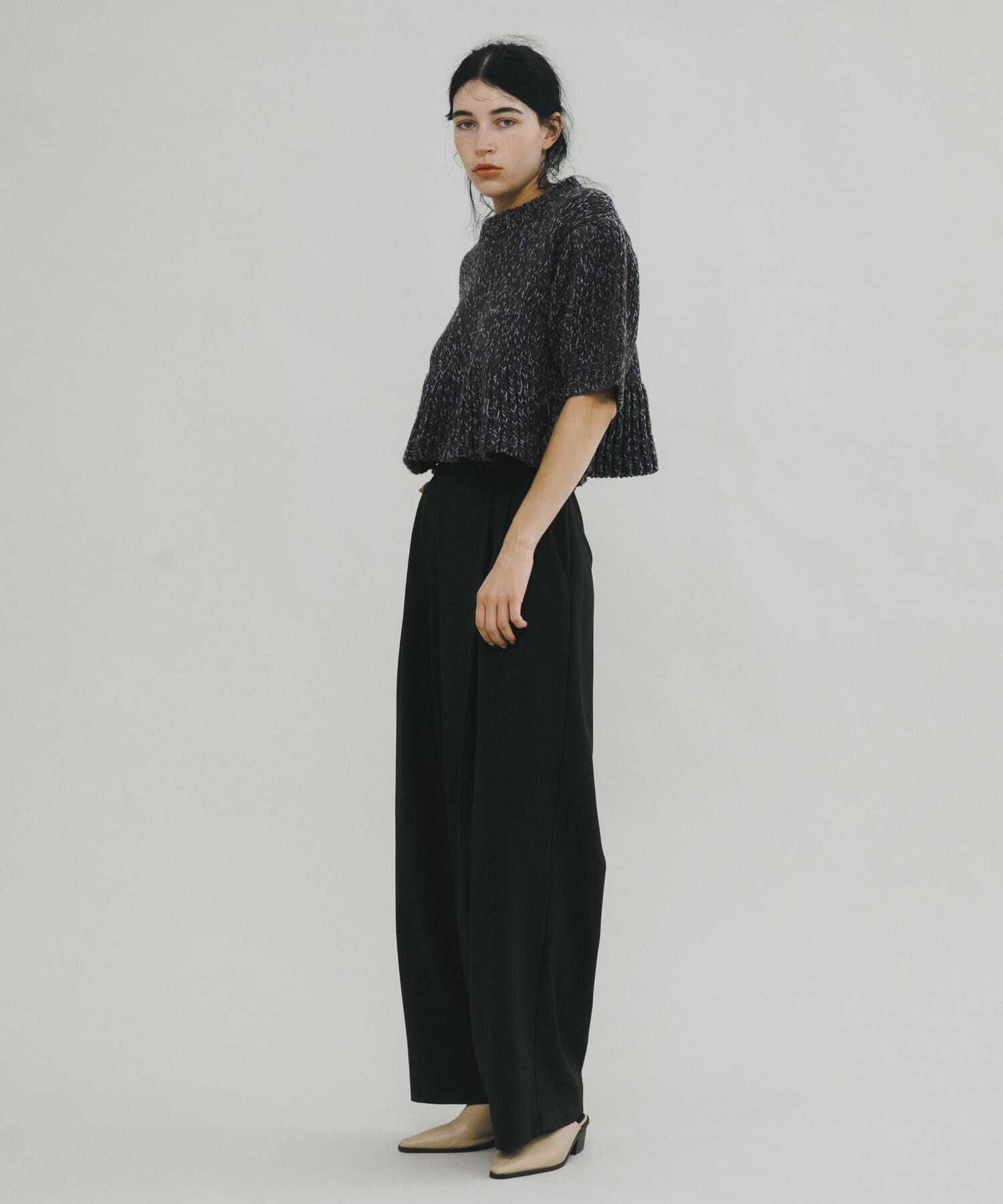 LAATO「mix yarn frill knit」|ニット・セーター|