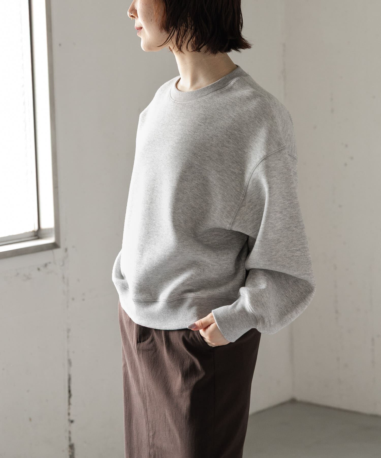 URBAN RESEARCH DOORS「FORK&SPOON　アムンゼンクルーネックスウェット」|スウェット・ジャージ|