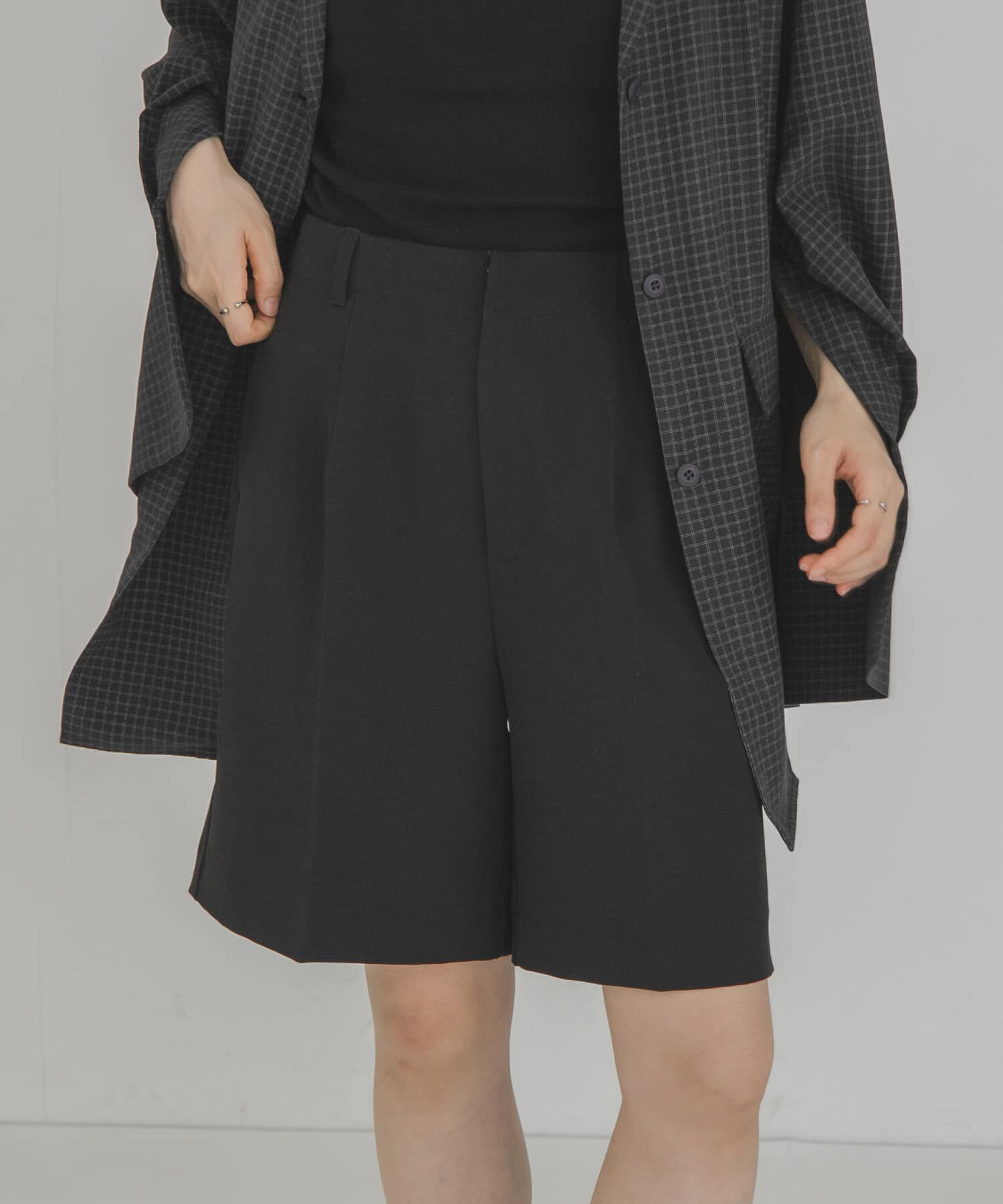  「シンプルショートパンツ」|その他|ブラック