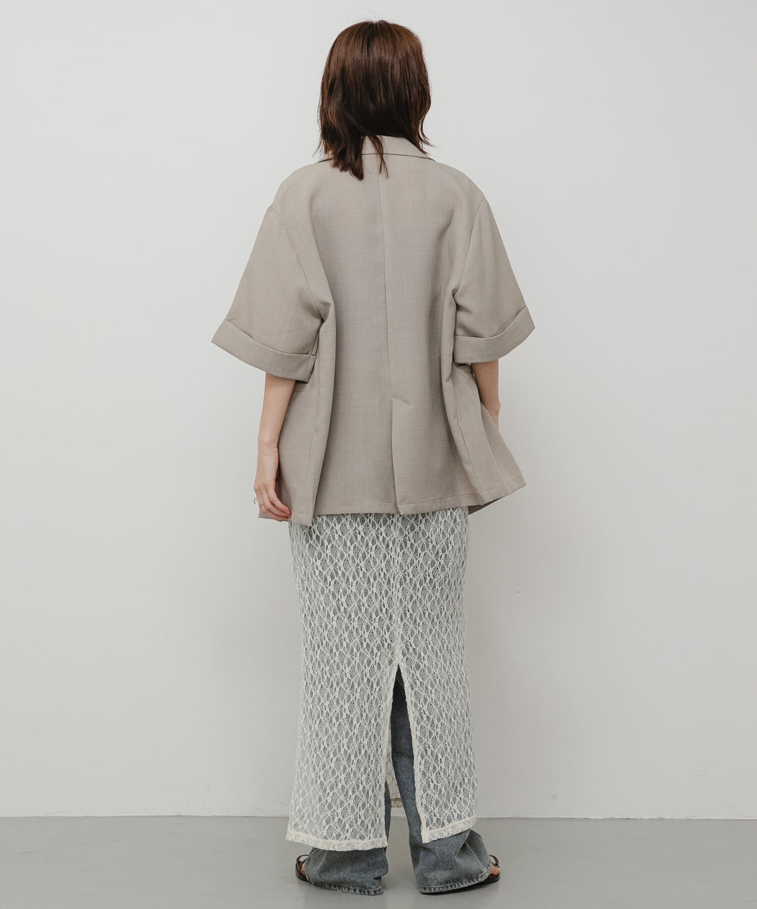 SENSE OF PLACE by URBAN RESEARCH「レースナロースカート」|スカート|
