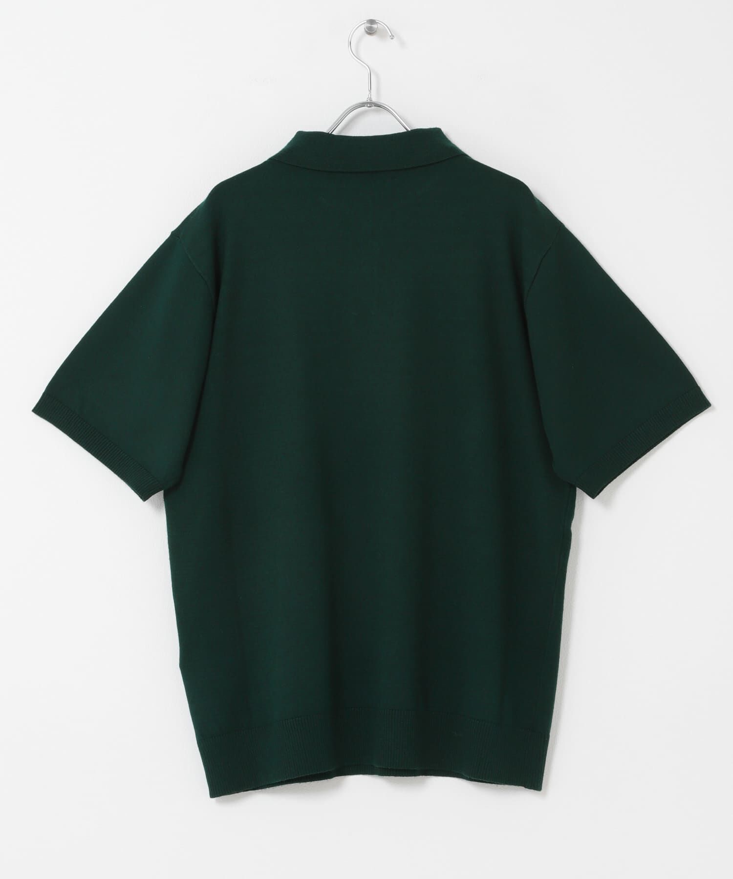 SENSE OF PLACE by URBAN RESEARCH「『洗濯可』ストレッチニットポロショートスリーブTシャツ」|ニット・セーター|