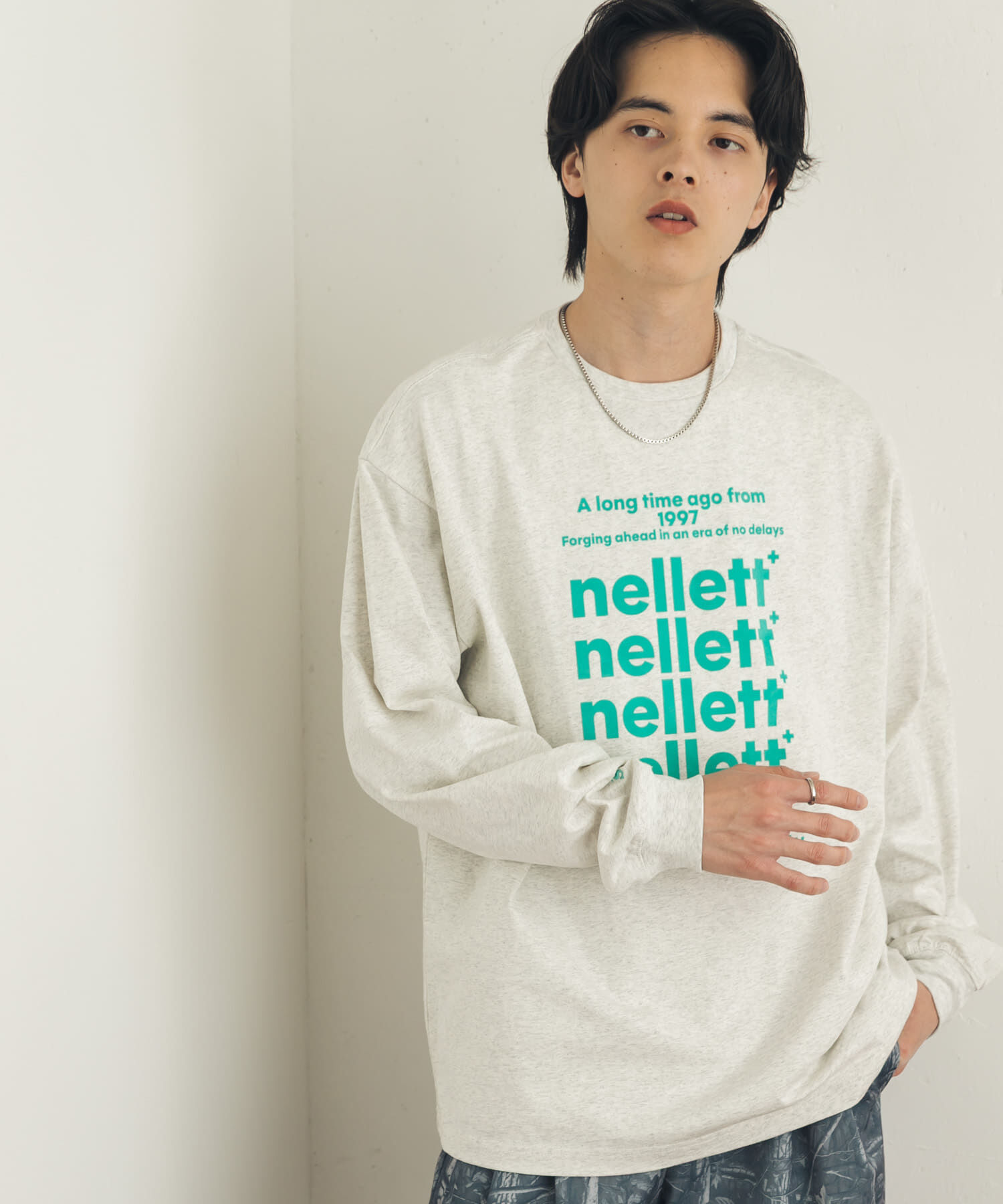 SENSE OF PLACE by URBAN RESEARCH「『別注』LOVEPOPSTUDIO&times;SENSE OF PLACE ロングTシャツ」|Tシャツ・カットソー|