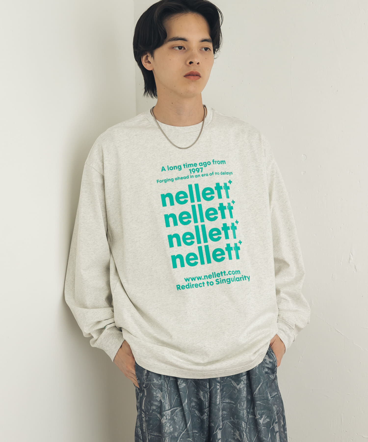 SENSE OF PLACE by URBAN RESEARCH「『別注』LOVEPOPSTUDIO&times;SENSE OF PLACE ロングTシャツ」|Tシャツ・カットソー|