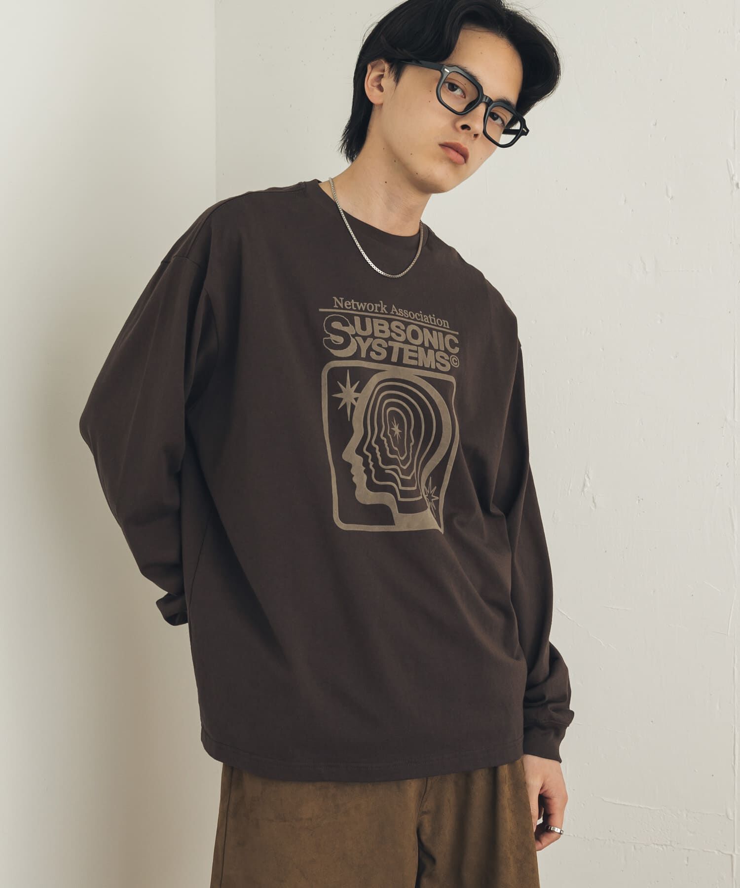 SENSE OF PLACE by URBAN RESEARCH「『別注』LOVEPOPSTUDIO&times;SENSE OF PLACE ロングTシャツ」|Tシャツ・カットソー|