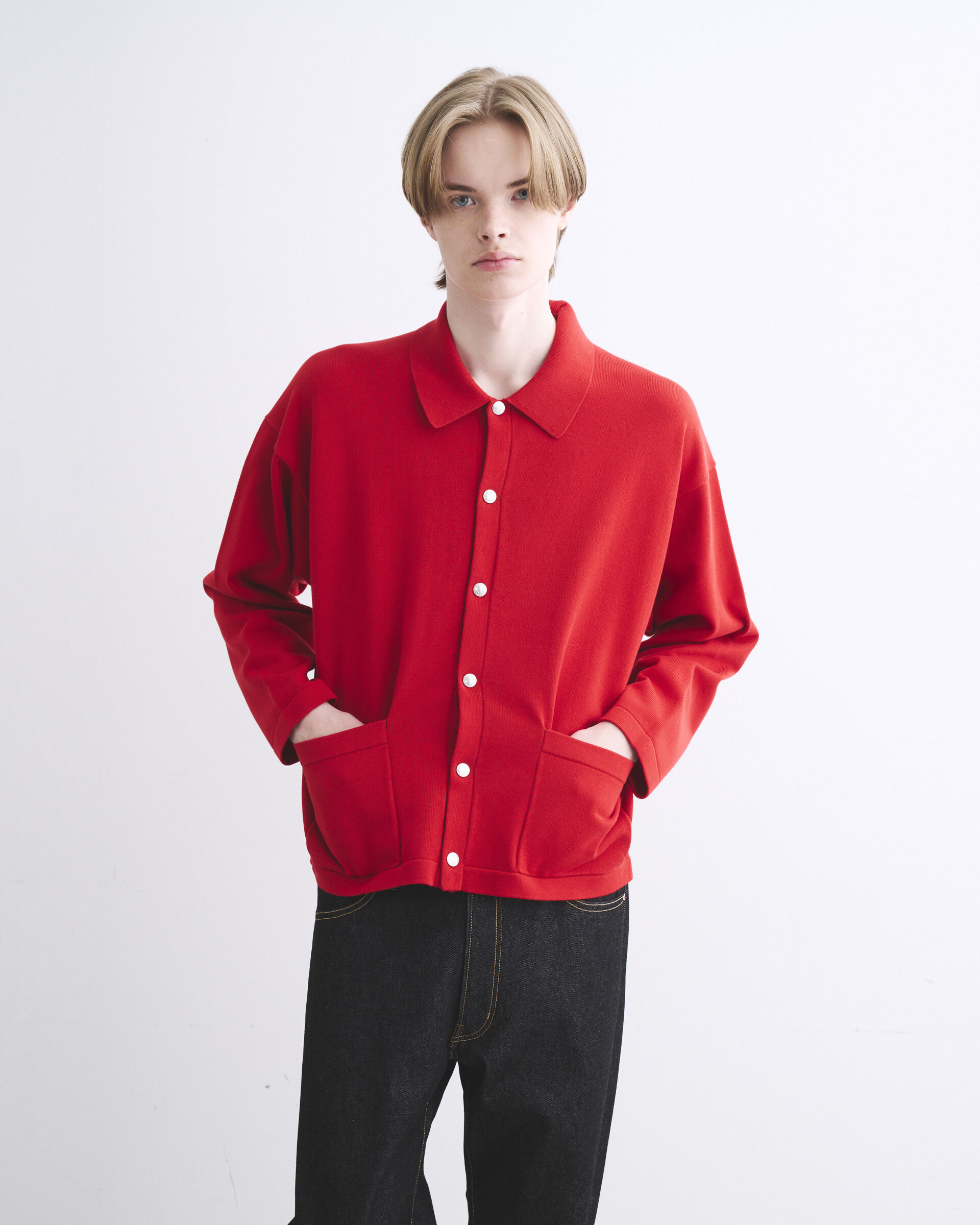 Traditional Weatherwear「WAVERLY KNIT」|ニット・セーター|ﾚｯﾄﾞ