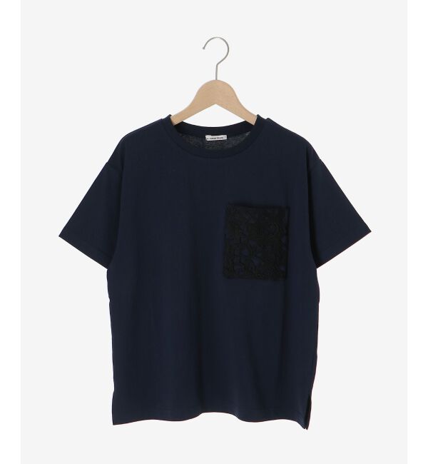  「レースポケットデザインTシャツ」|Tシャツ・カットソー|
