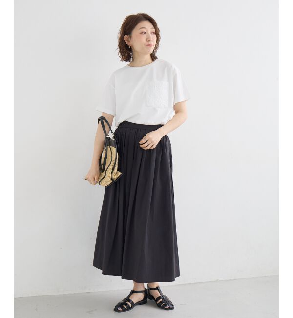  「レースポケットデザインTシャツ」|Tシャツ・カットソー|