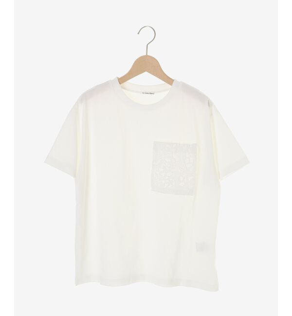  「レースポケットデザインTシャツ」|Tシャツ・カットソー|