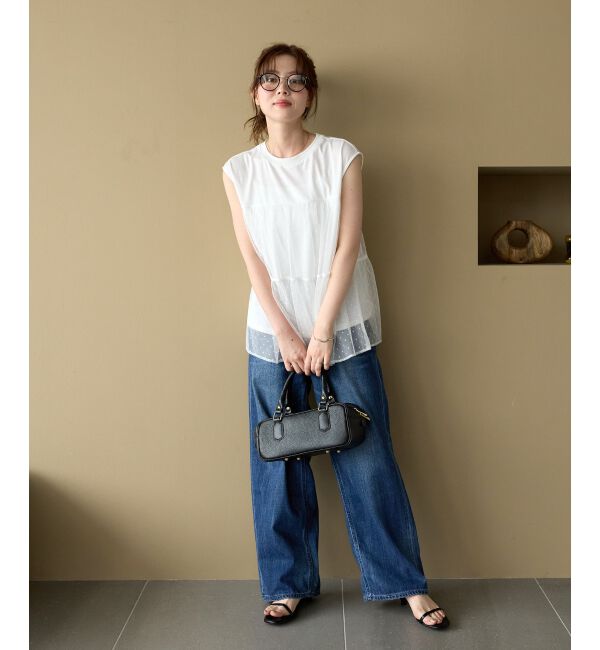  「ドットチュールティアードプルオーバー」|Tシャツ・カットソー|